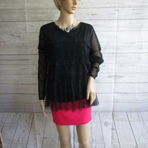 NWT - VERA WANG lined blouse - sz XL - MSRP $50.00